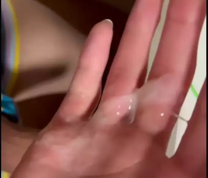 Catch a glimpse of an alluring enchantress secretly pleasuring herself next to her slumbering friend!