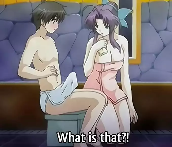 Experience the Ultimate Taboo: A Steamy Bath between a Young Hunk and his Alluring Step Mom! Uncensored Hentai Videos Subtitled in English