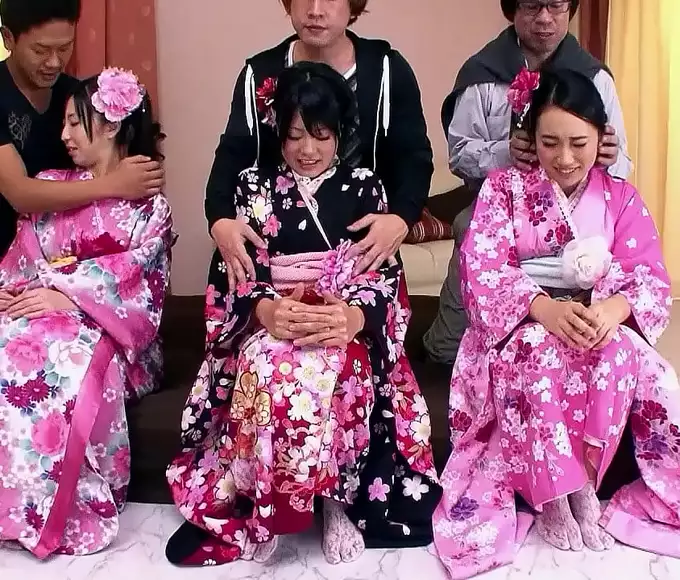 Crave the Rare JAV Teens' Orgy with Hairy Pussy!