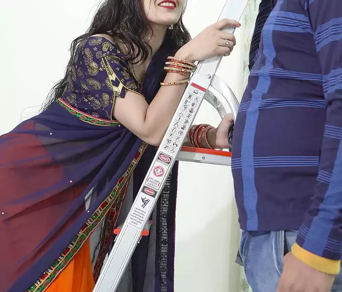 This luscious Bhabhi from India can't resist her devar's rough and hard anal!