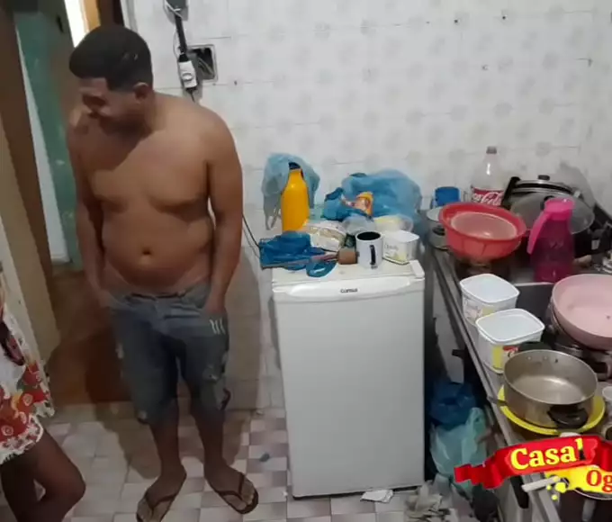 Uncover the Irresistible Allure of a Stepdaughter's Forbidden Desire with Her Stepfather in the Kitchen