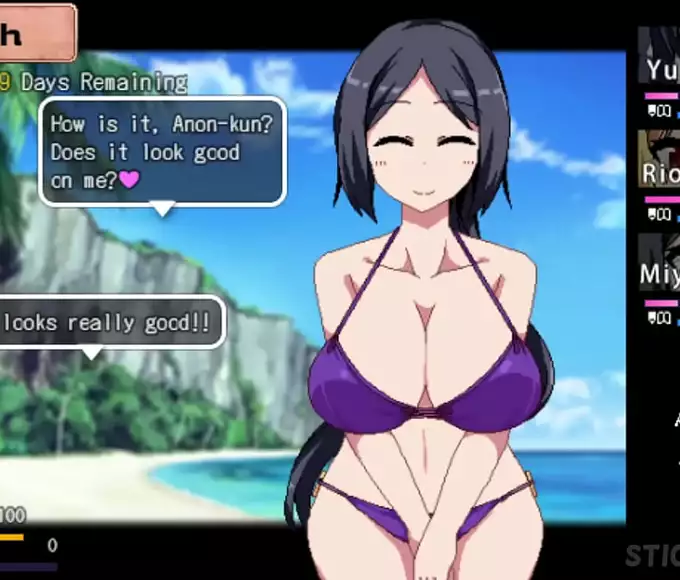 Wrap Yourself in the Allure of Summer Memories with Ryu's Final Story - A JAV Hentai Sex Game with an Enchanting Blonde Step-Sister with Big Tits and a Slutty Streak! Part 1