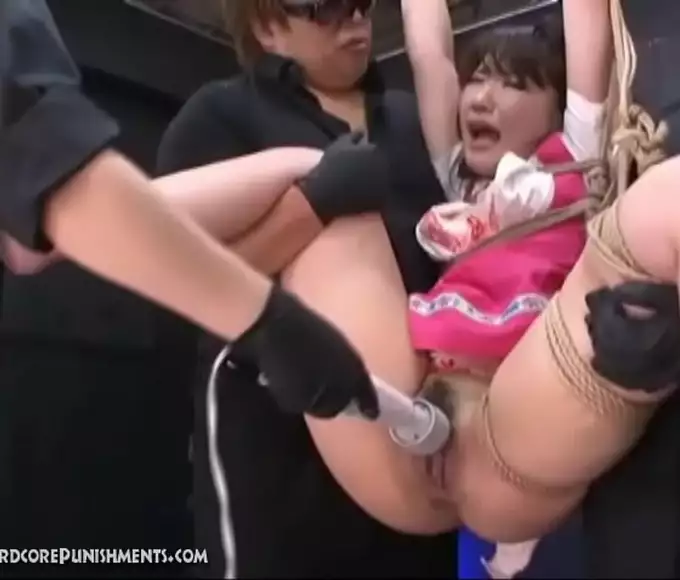 Japanese Teen in Sizzling BDSM Action with Multiple Men and Magic Wand Vibrators