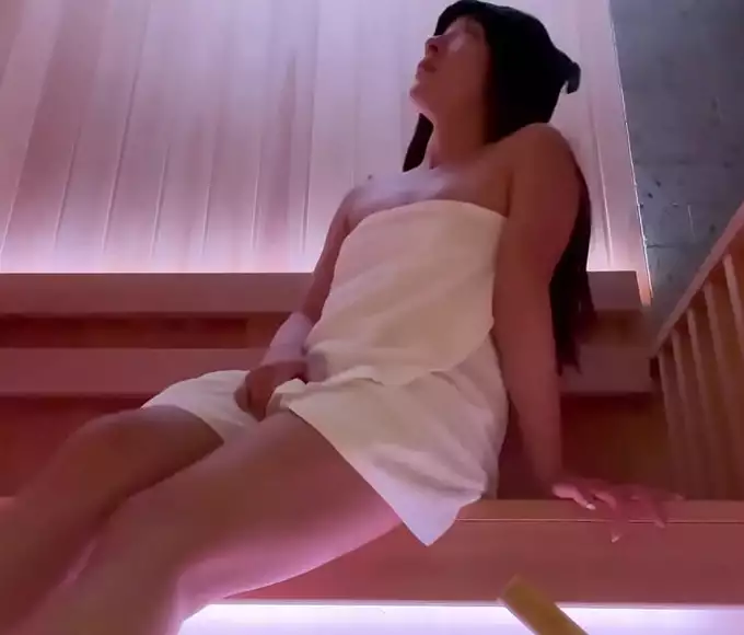 Experience Ultimate Relaxation with a Sexy JAV Enchantress in a Private Sauna