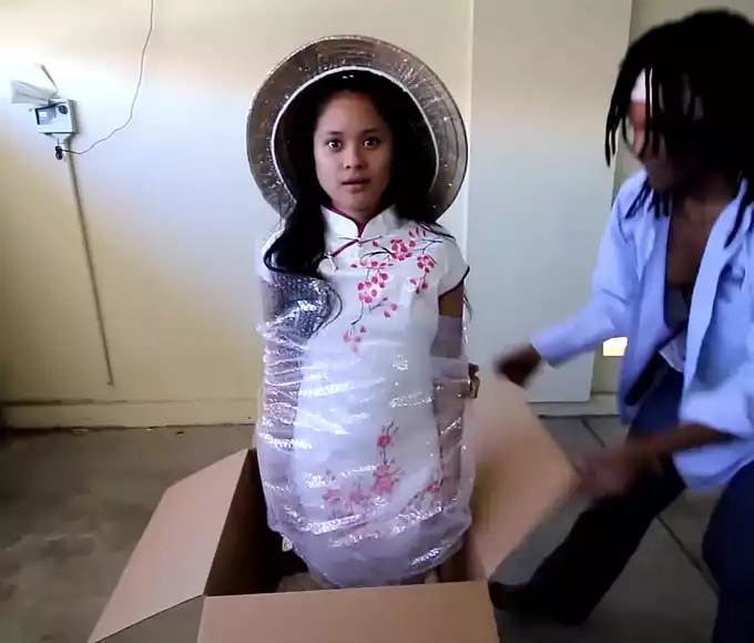 Experience The Ultimate Devotion: Adorable 18yo Filipina Teen As Sex Doll Robot Girlfriend Unboxing
