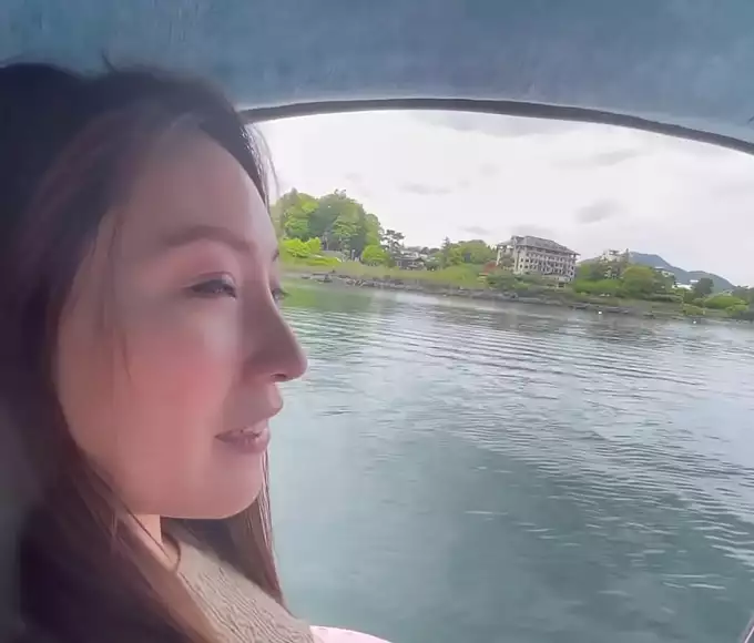 Boating On Lake Kawaguchi With A Sexy Milf In A Miniskirt -