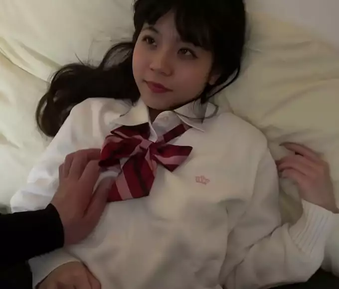 Japanese Schoolgirl Gets Naked And Rides A Raw Cock In A Hotel Room