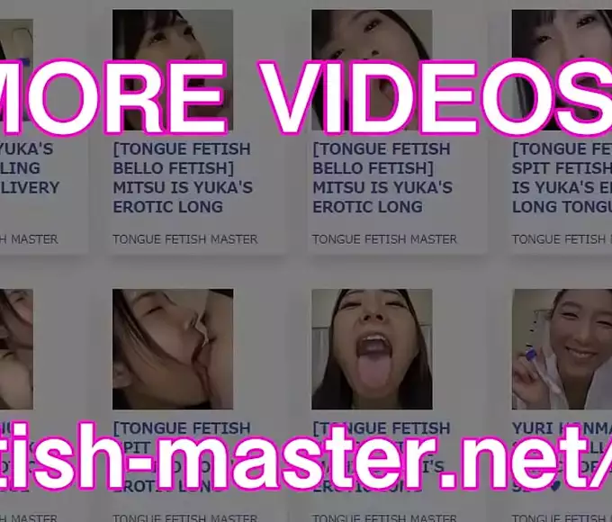 Japanese Tongue Fetish: Spit, Sucking, And Nose Licking - More At Fetish-Master