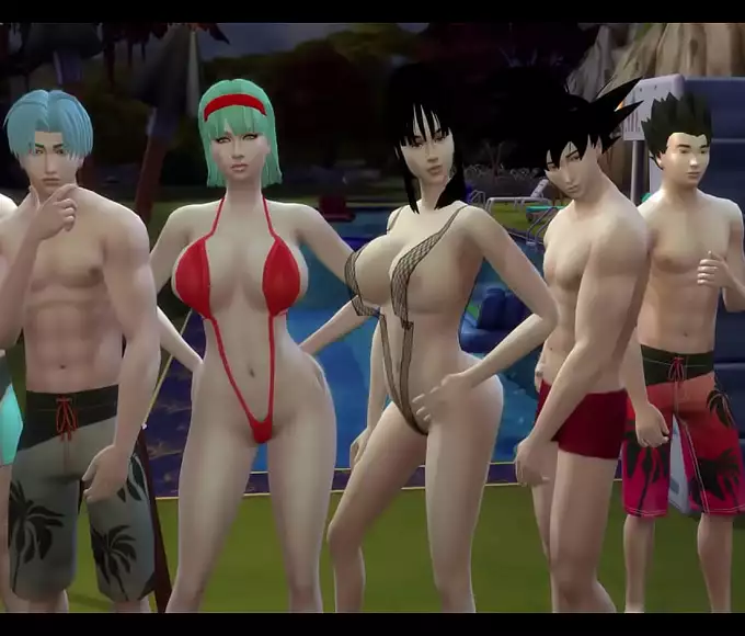 Unleash Your Inner Slutty Milf With Dragon Ball Porn Epi 45 Pool Party!