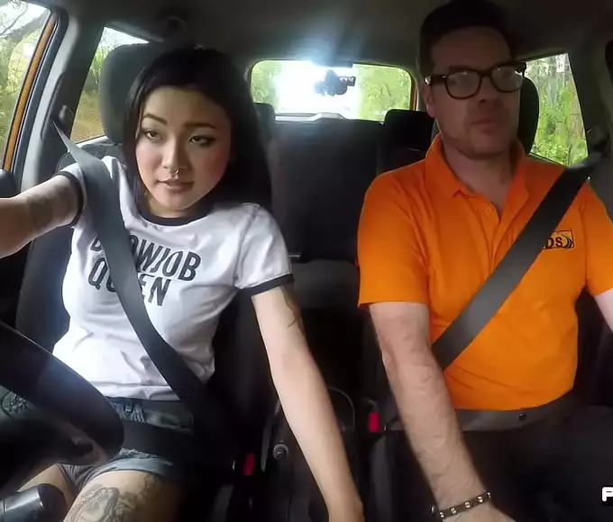 Japanese Beauty Gets Nailed By Her Horny Instructor After Seductive Blowjob