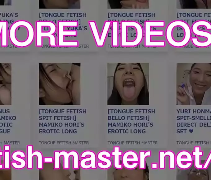 Experience The Sensual Allure Of Japanese Tongue Spit Fetish - Milf Edition!
