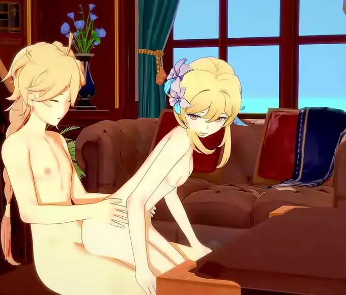 Unlock The Luscious Lumine In Genshin Impact Hentai With Exclusive Aether Sucking And Fucking Scene!