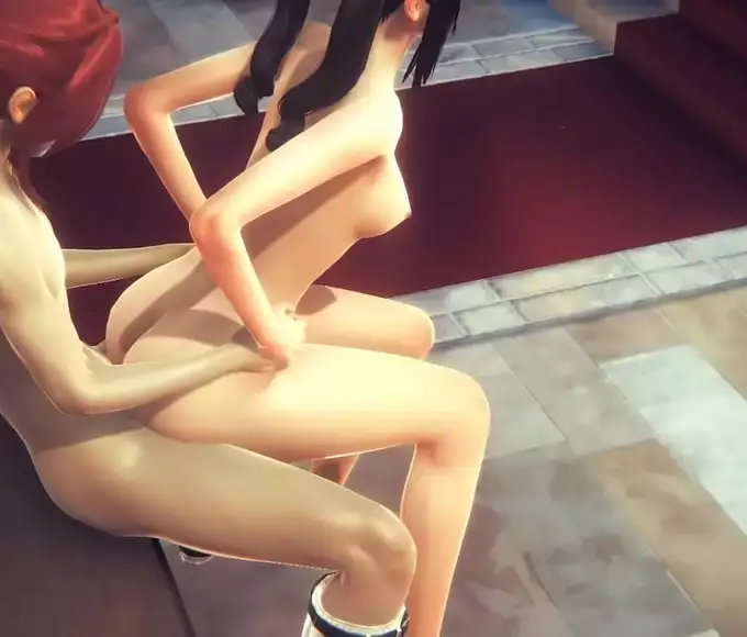 Jav Hentai Uncensored! Yumiko's Double Fucking With Cream Pie In A Church!