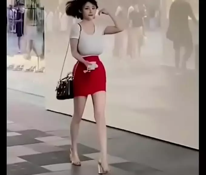 Jav Hottie Has Tiktok Fans Bouncing With Her Enchanting Boobs On The Street