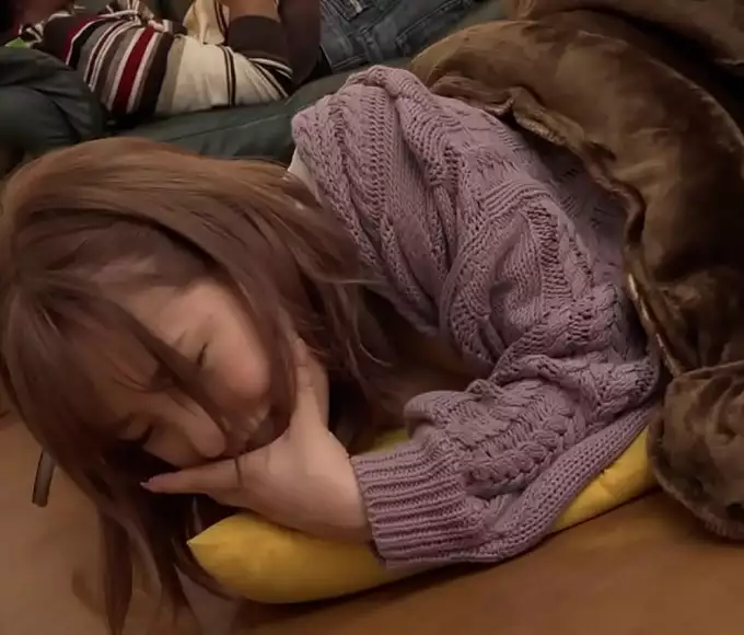 Japanese Beauty Can't Resist the Temptation of Kotatsu Prank - MUST-SEE Video!