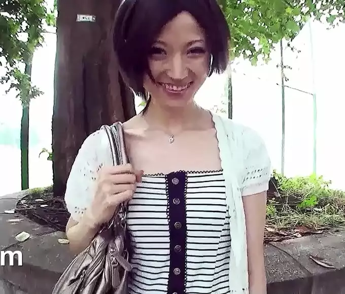 Meet the Luscious Japanese Teen who Tempts Strangers with her Alluring MILF Skills!